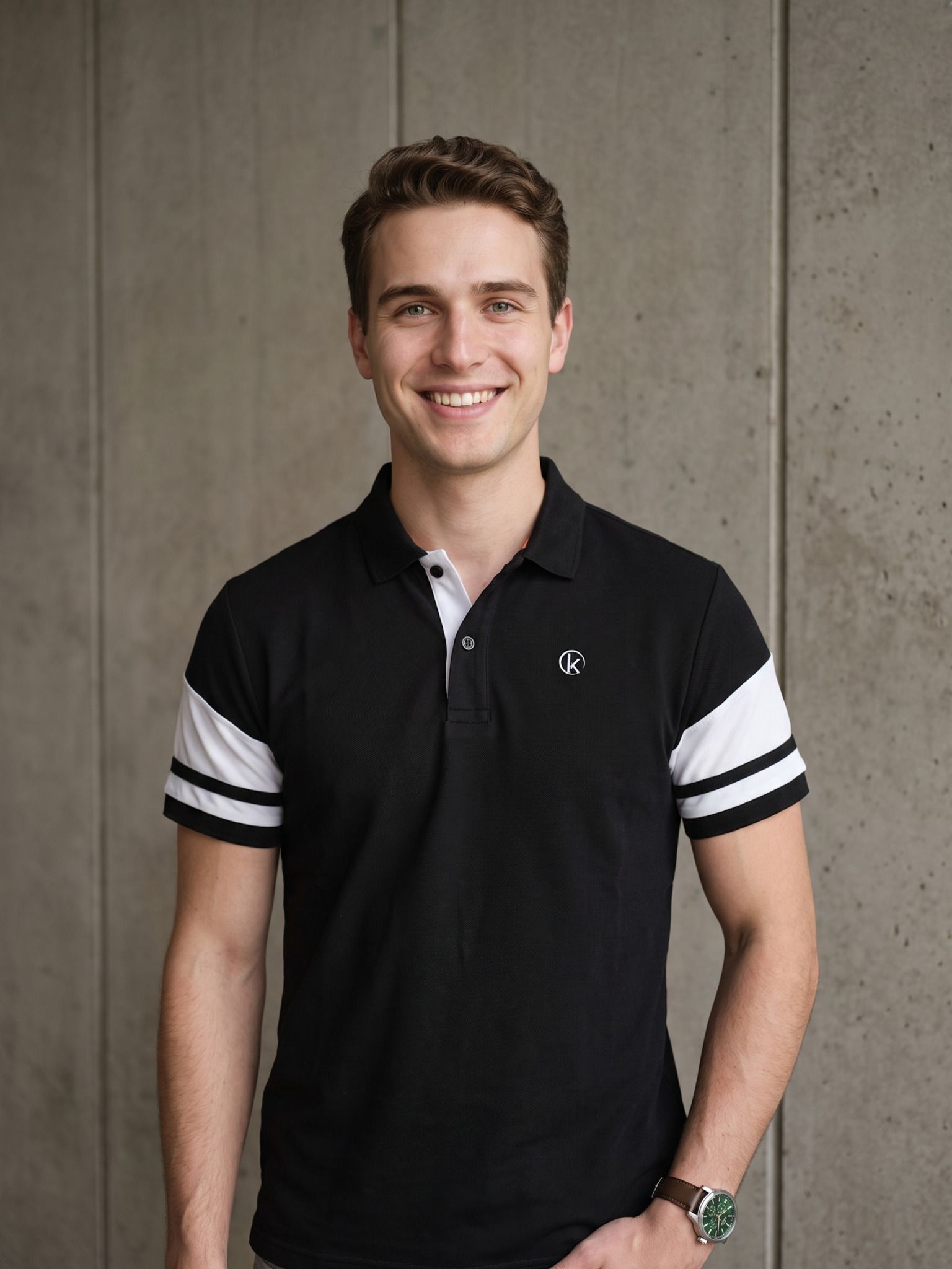 Men Typography Polo Neck Pure Cotton Black T-Shirt-image-46