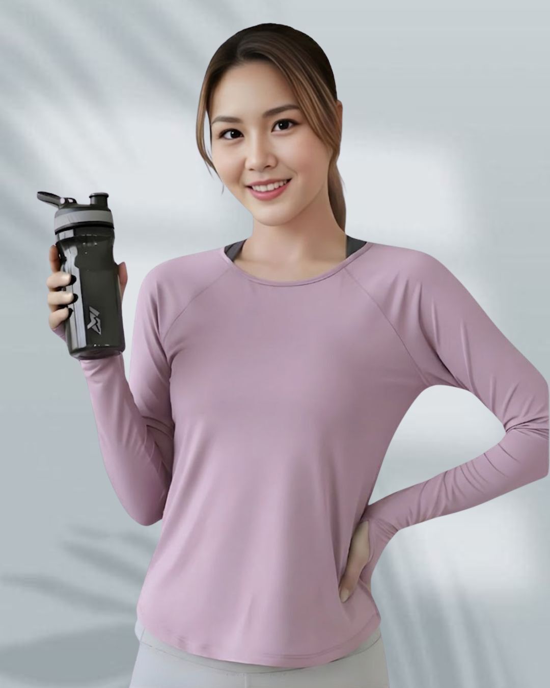 myo2 Women Solid Round Neck Polyester Purple T-Shirt-picture-16