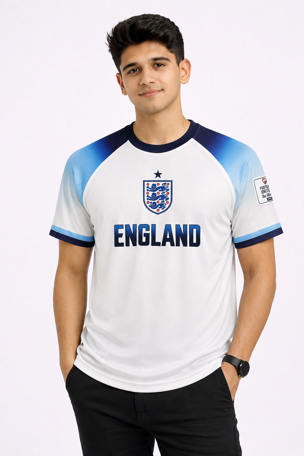 Men Typography Round Neck Polyester White T-Shirt-image-40