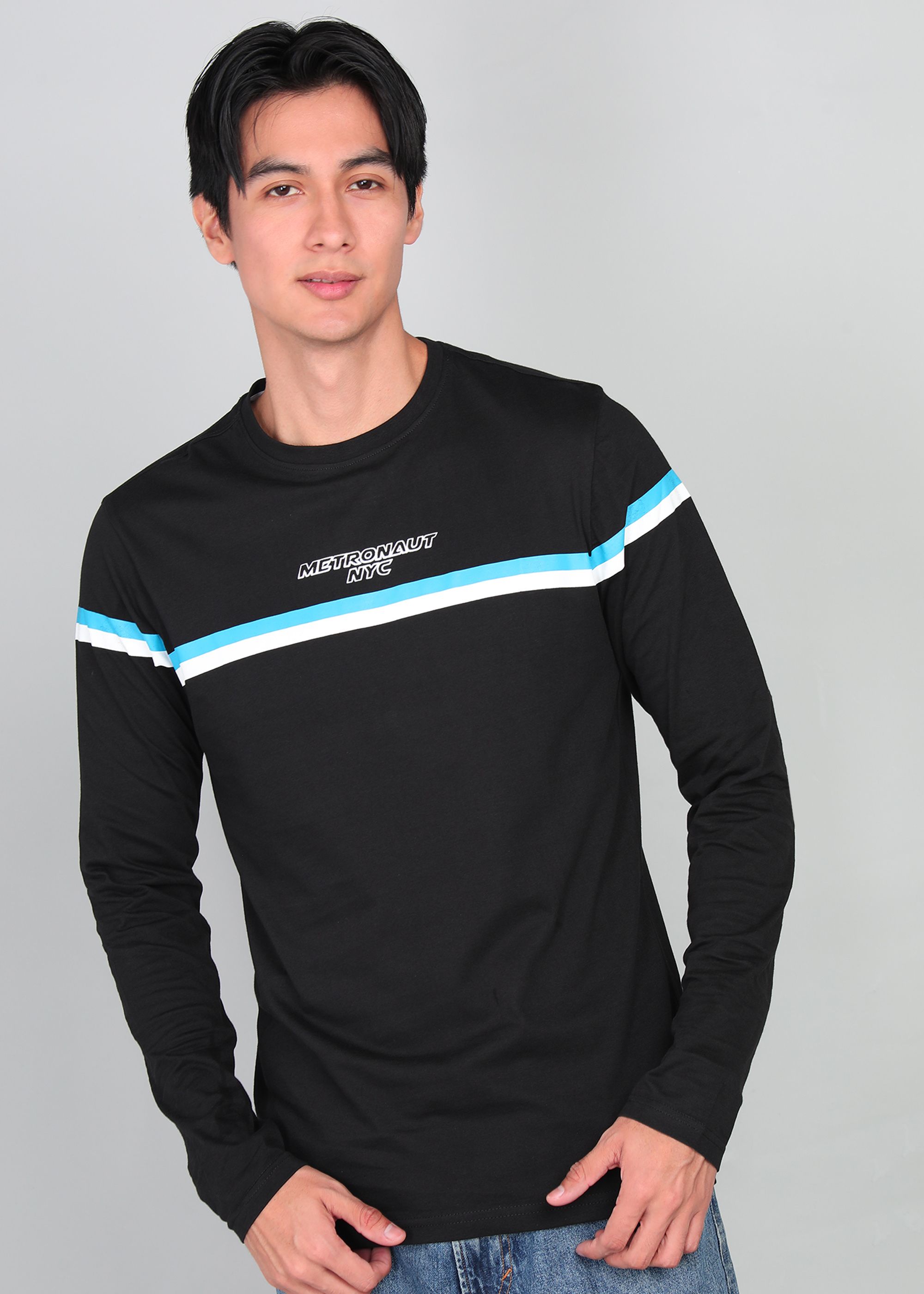 Printed Men Round Neck Cotton Blend Black T-Shirt-image-8