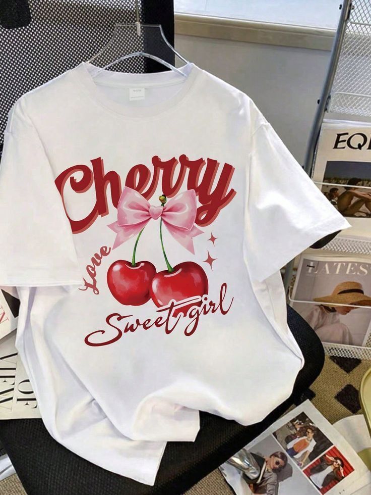 Women Printed Round Neck Organic Cotton White T-Shirt-image-5