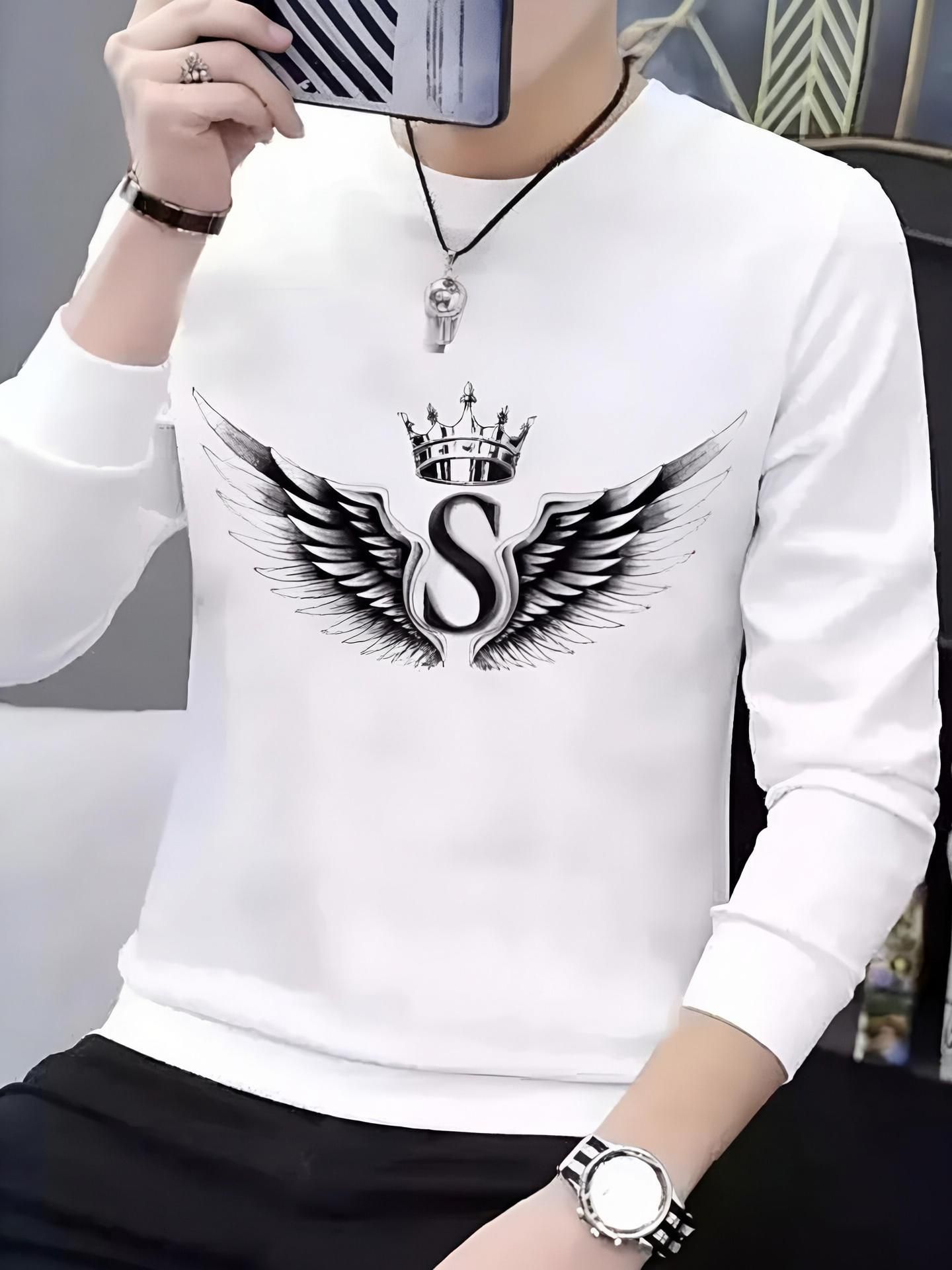 baquax Men Printed Round Neck Polyester White T-Shirt-picture-27