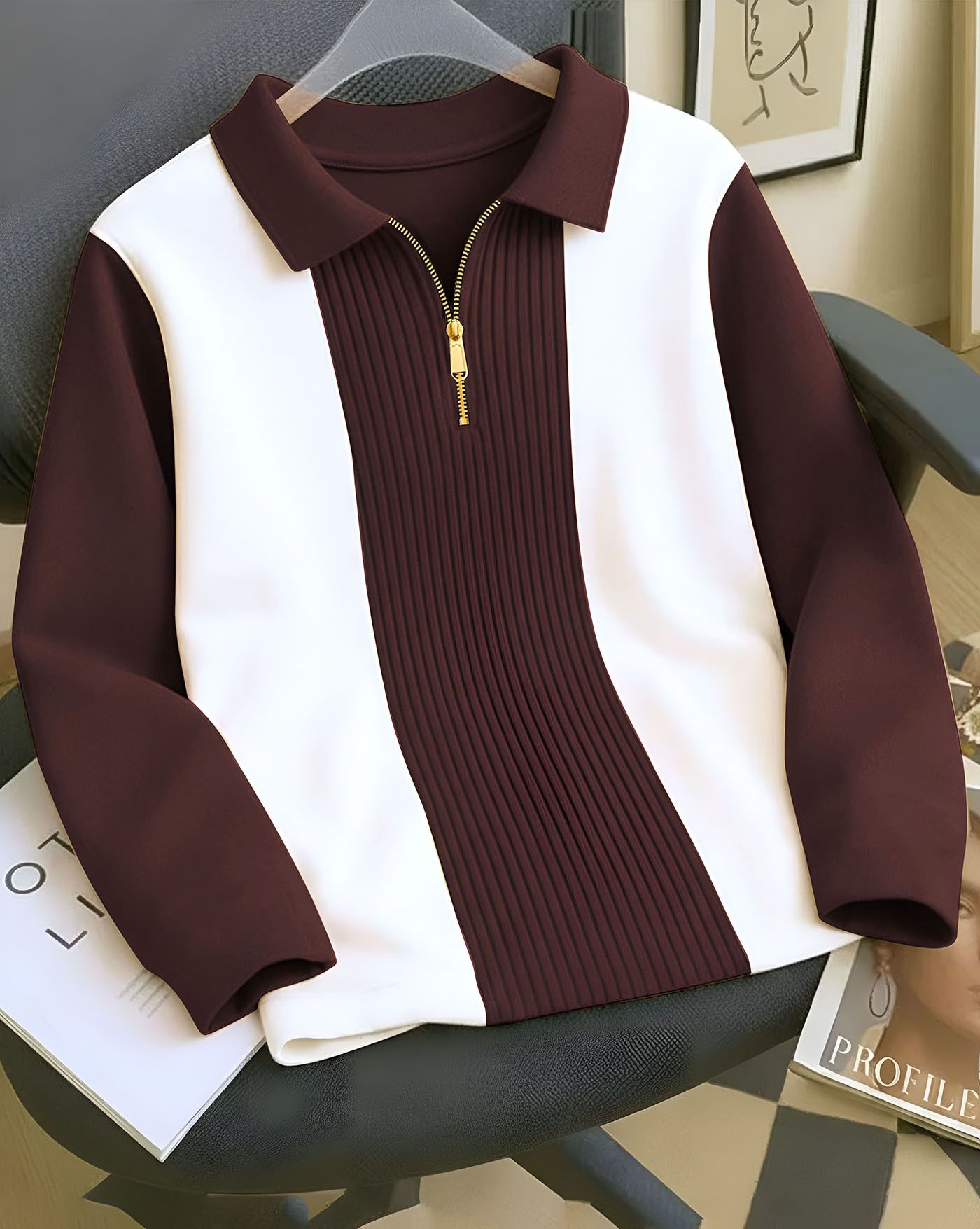 enitor Men Full Sleeve Self Design Sweatshirt-picture-25