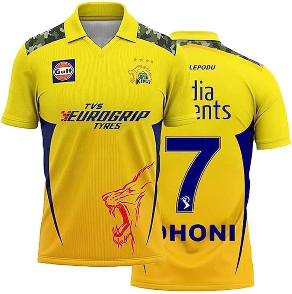 Women Printed, Typography Polo Neck Polyester Yellow T-Shirt-image-26