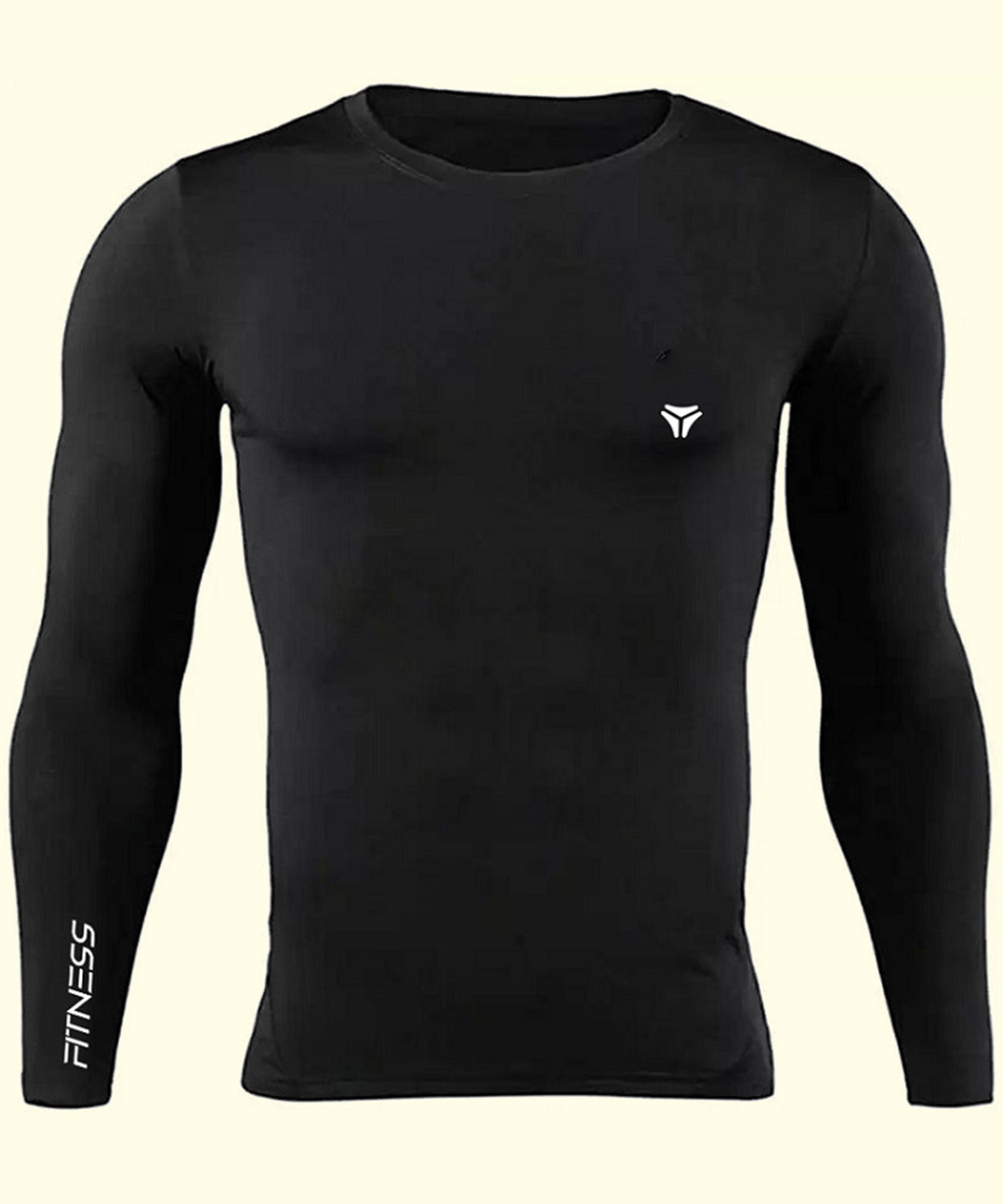 kyk Men Solid Round Neck Polyester Black T-Shirt-picture-22