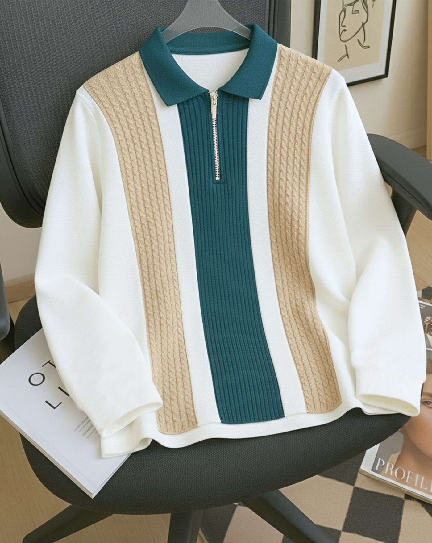 ausk Men Full Sleeve Striped Sweatshirt-picture-22