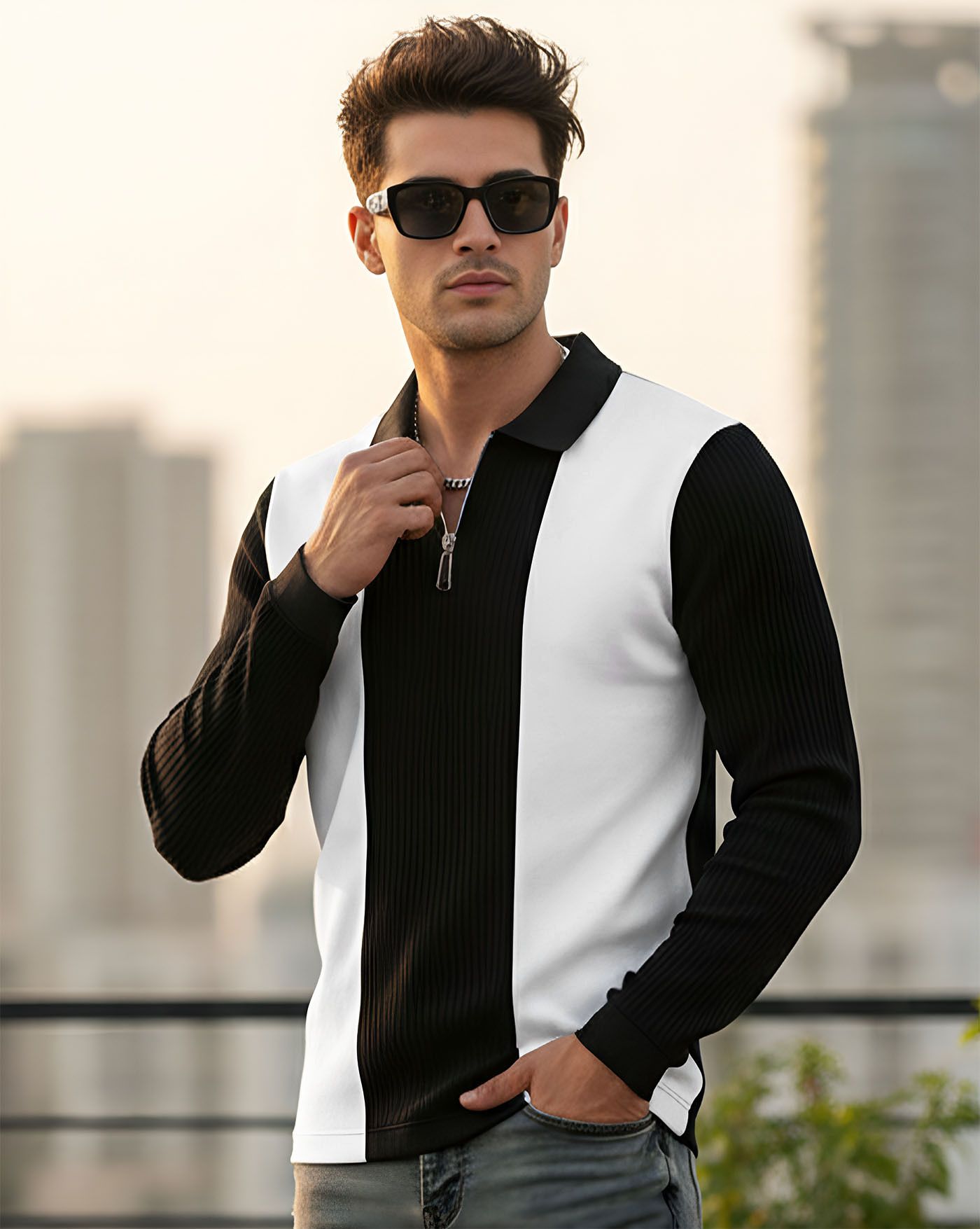 ausk Men Full Sleeve Striped Sweatshirt-picture-22