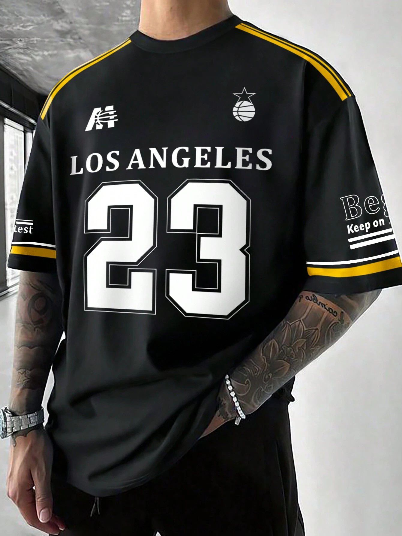 force Men Printed Round Neck Cotton Blend Black T-Shirt-picture-11