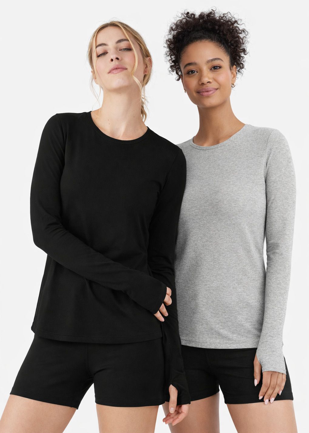 ap'pulse Pack of 2 Women Solid Round Neck Pure Cotton Multicolor T-Shirt-picture-31