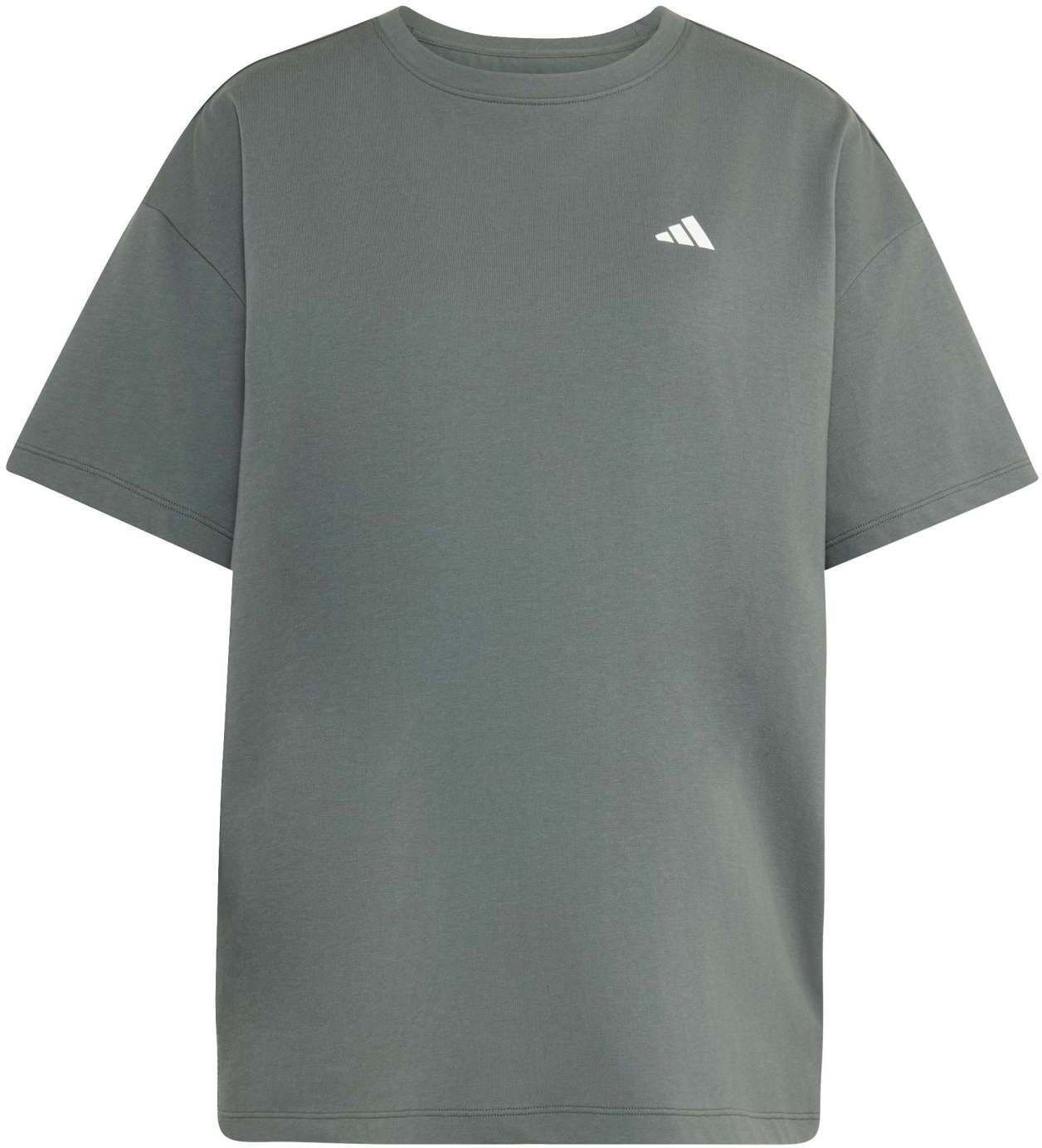 adidas Women Printed Crew Neck Cotton Blend Green T-Shirt-picture-32