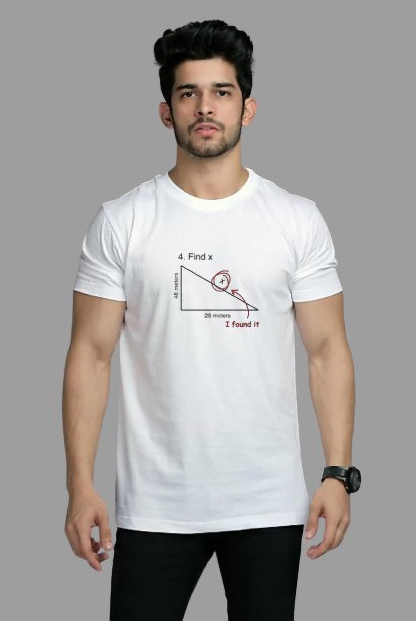 Men Printed Round Neck Cotton Blend White T-Shirt-image-20