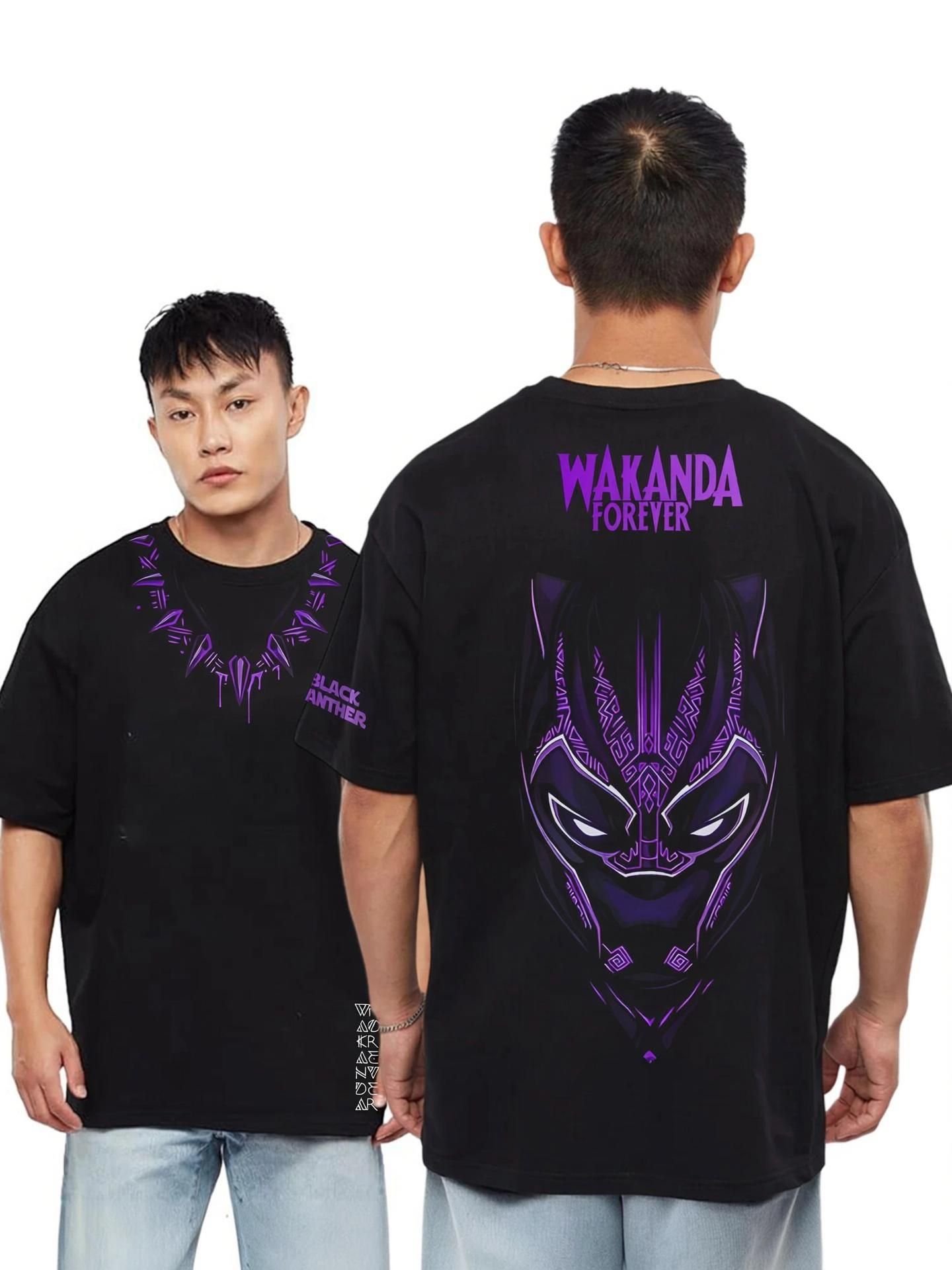 hexacraft Men Graphic Print Round Neck Cotton Blend Black T-Shirt-picture-11