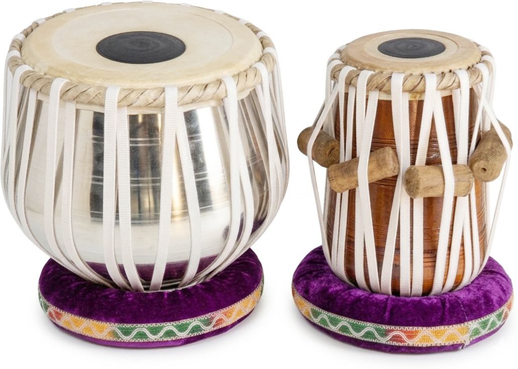 khalsa musical KM188 Iron Bayan Sheesham Dayan + Hammer Ring Pad+ Tabla Bag Tabla-picture-8