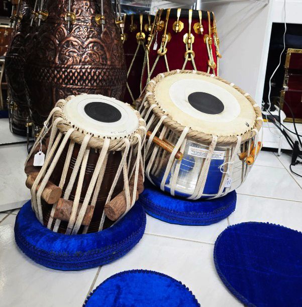 khalsa musical KM150 Iron Bayan Sheesham Dayan + Hammer Ring Pad+ Tabla Bag Tabla-picture-38