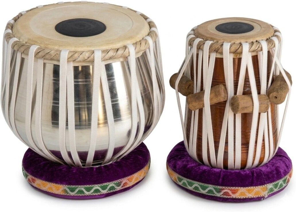 MM168 Professional Quality Steel Body Tabla Ring Pad +Hammer Free Cover Bag Tabla-image-45