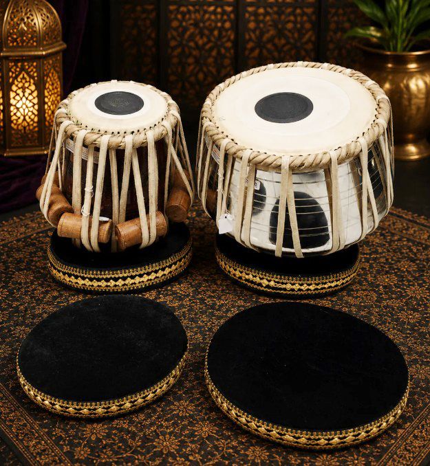maga mart MM156 Professional Quality Steel Body Tabla Ring Pad +Hammer Free Cover Bag Tabla-picture-22