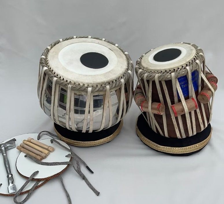 bestbrother Classical Student Handmade Tabla Set, Ring Pad, Hammer Tabla-picture-14