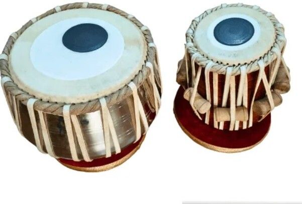 maga mart MM161 Professional Quality Steel Body Tabla Ring Pad +Hammer Free Cover Bag Tabla-picture-42