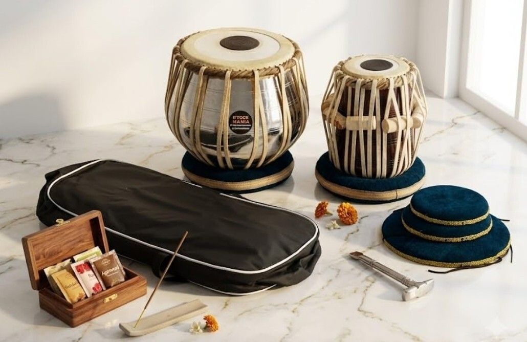 bestbrother BB118 Student Tabla Set/ Ring Pad/ Hammer Free Bag Tabla-picture-2