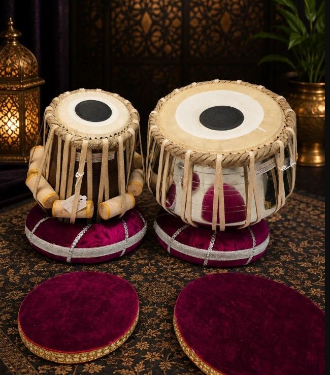 khalsa musical KM141 Iron Bayan Sheesham Dayan + Hammer Ring Pad+ Tabla Bag Tabla-picture-29