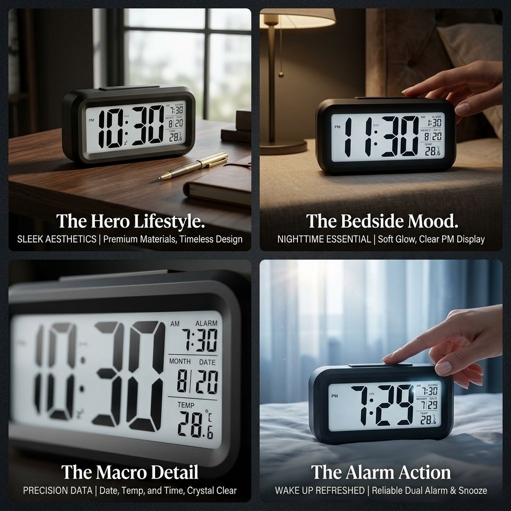 imgenzie Digital Black Clock-picture-42