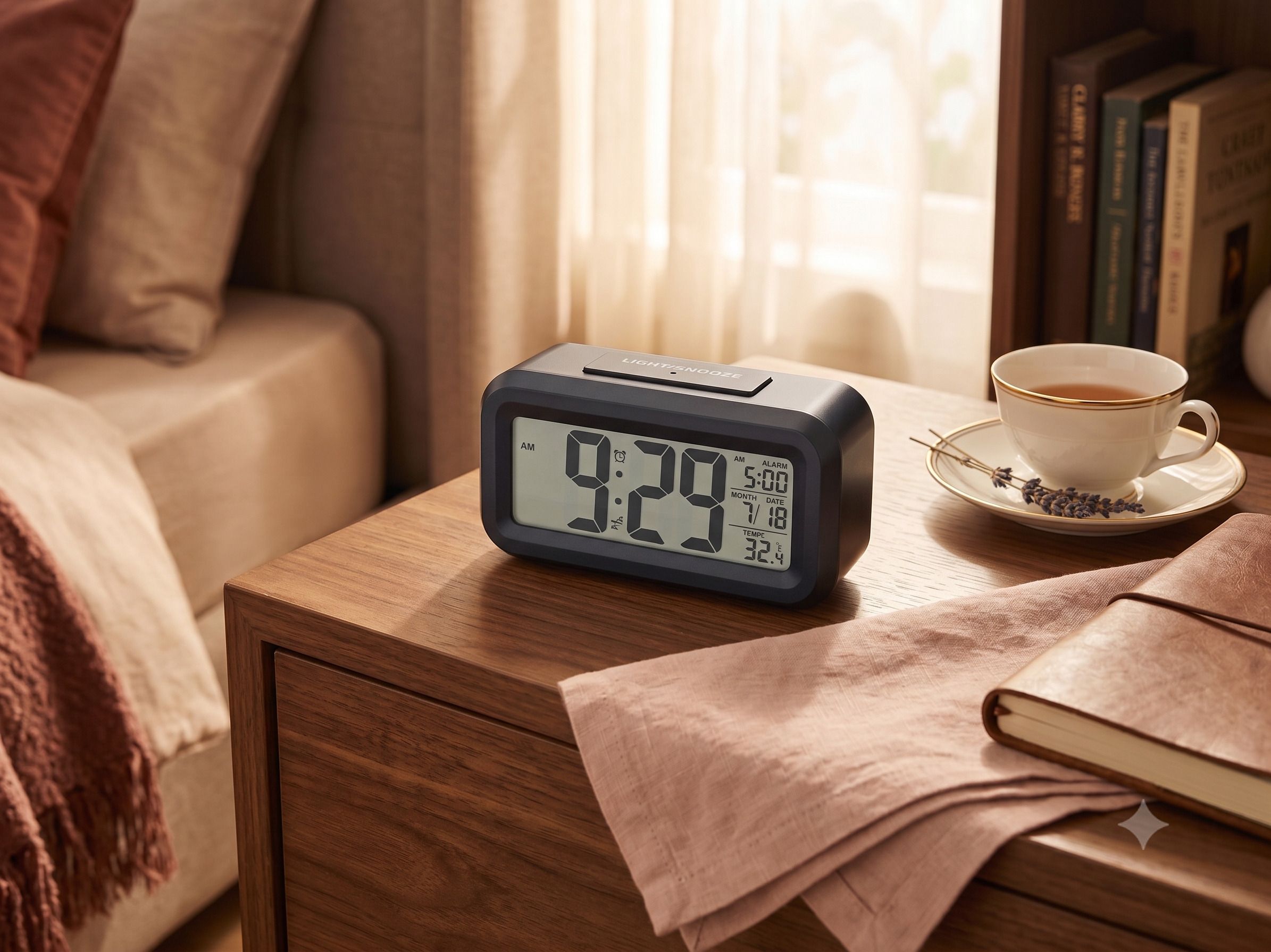 saha store Digital Black Clock-picture-47
