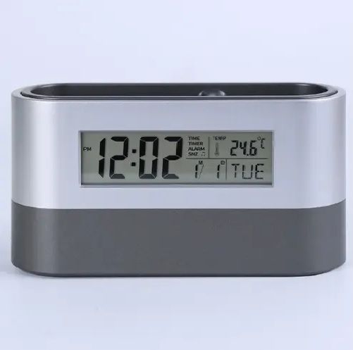 Digital Silver Clock-image-14