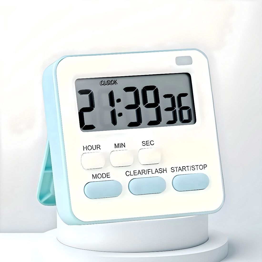 eerav Digital Light Blue Clock-picture-10
