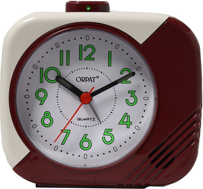 orpat Analog Burgandy Clock-picture-22