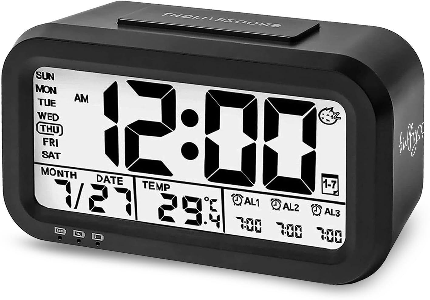 urbanfix Digital Black Clock-picture-20