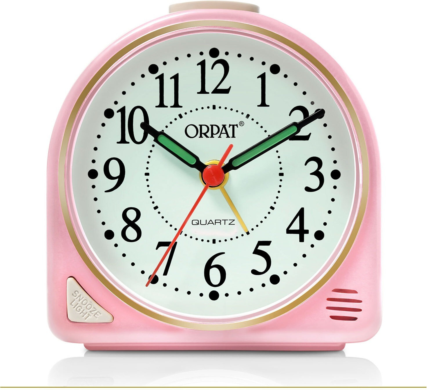 orpat Analog Yellow Clock image 1