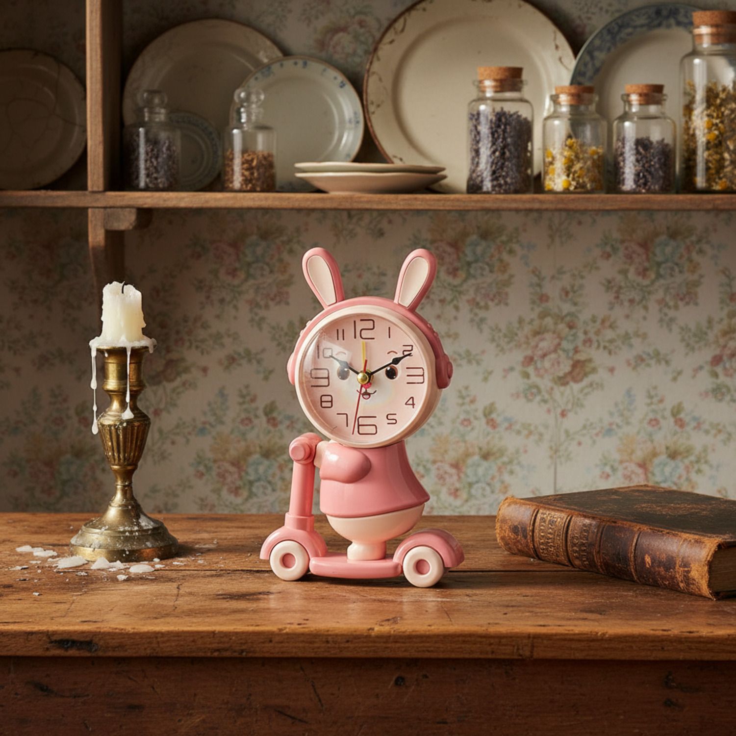 Digital LIGHT PINK Clock-image-12