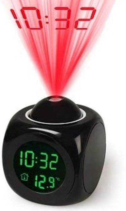 acudy Digital Black Clock image 1