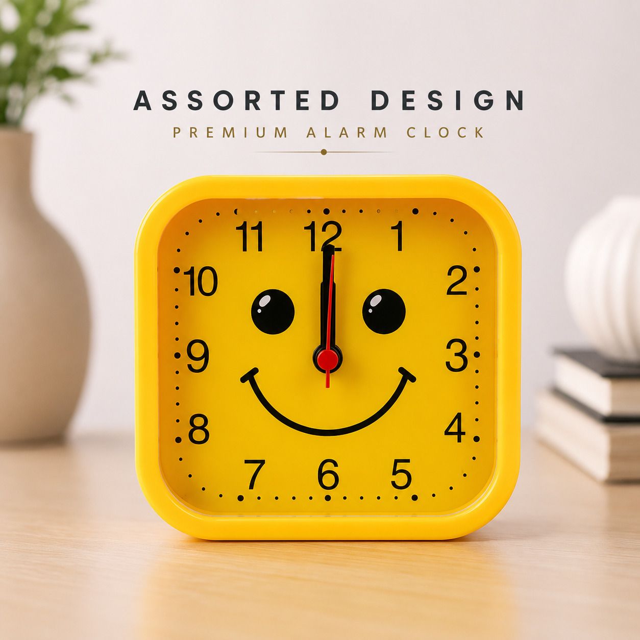 focusmart Analog Yellow Clock-picture-41
