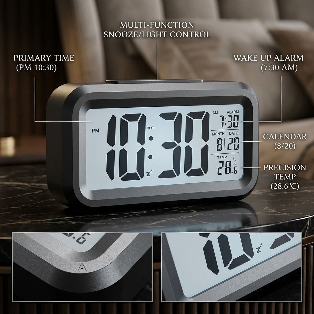 imgenzie Digital Black Clock-picture-23