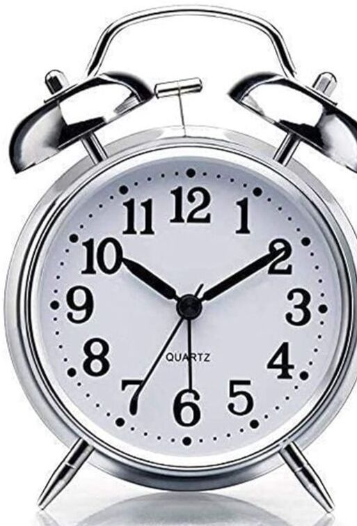 rvk Analog Silver Clock-picture-7