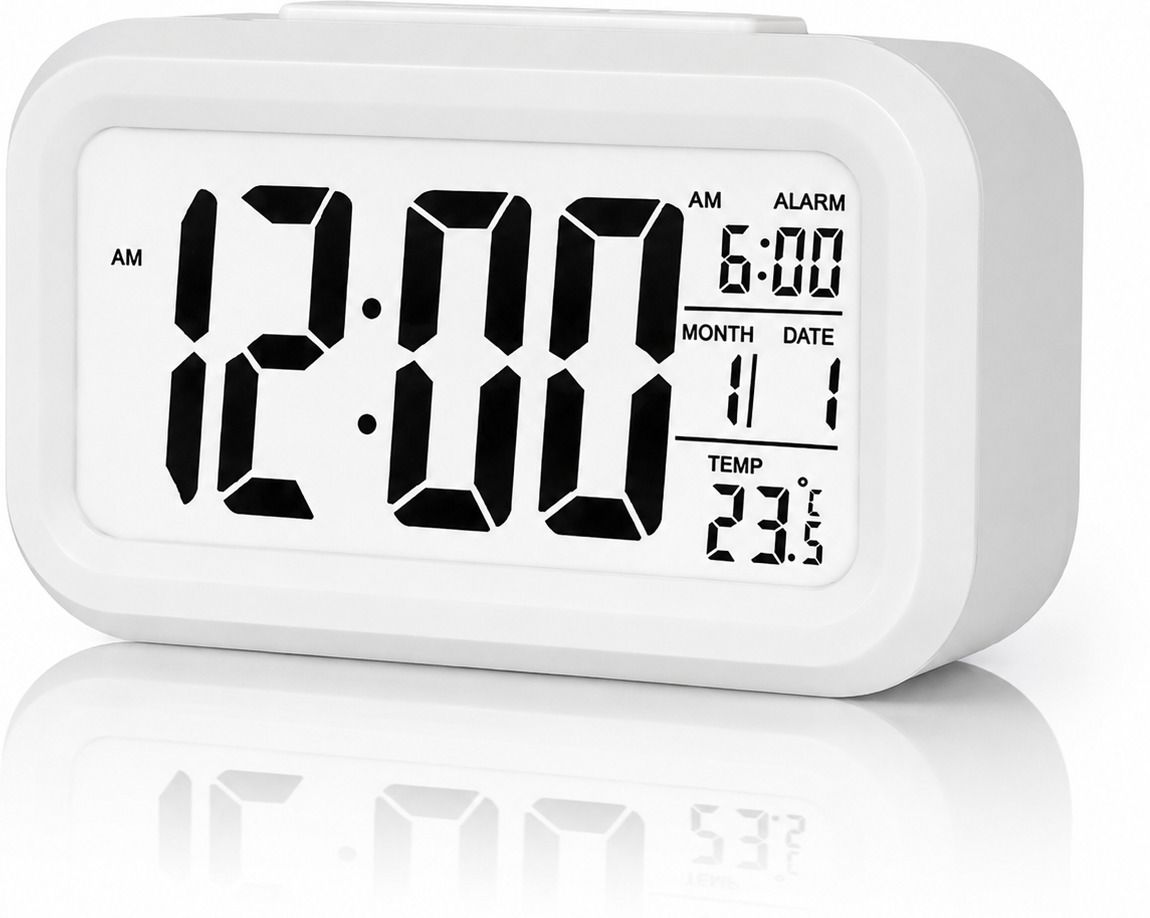 vorelia Digital White Clock-picture-27