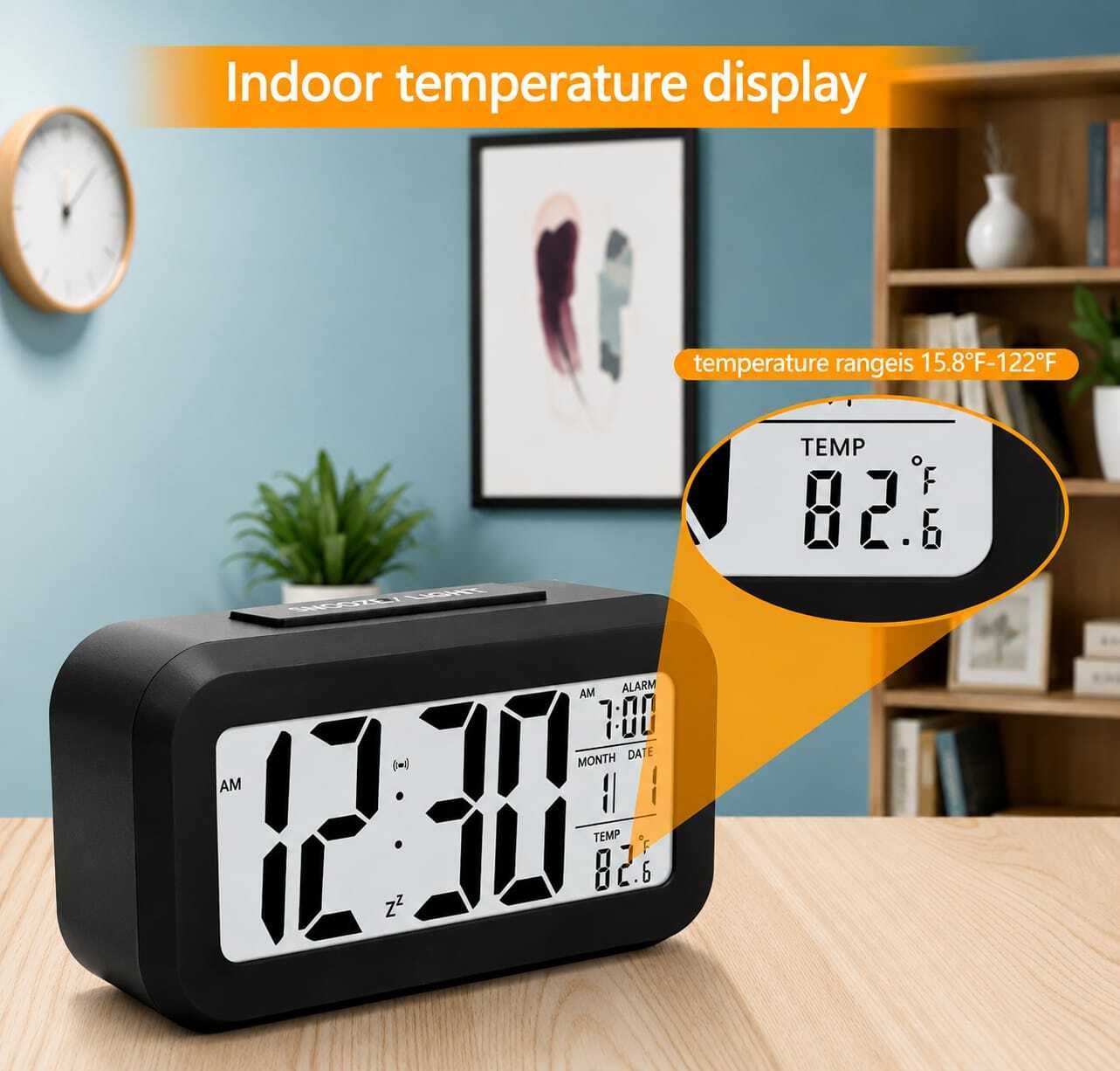 Digital Black Clock-image-9