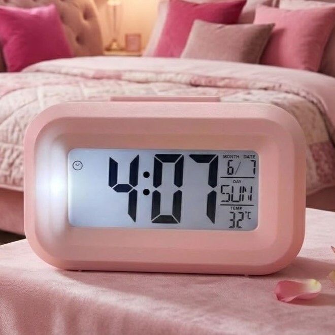 Digital Pink Clock-image-9