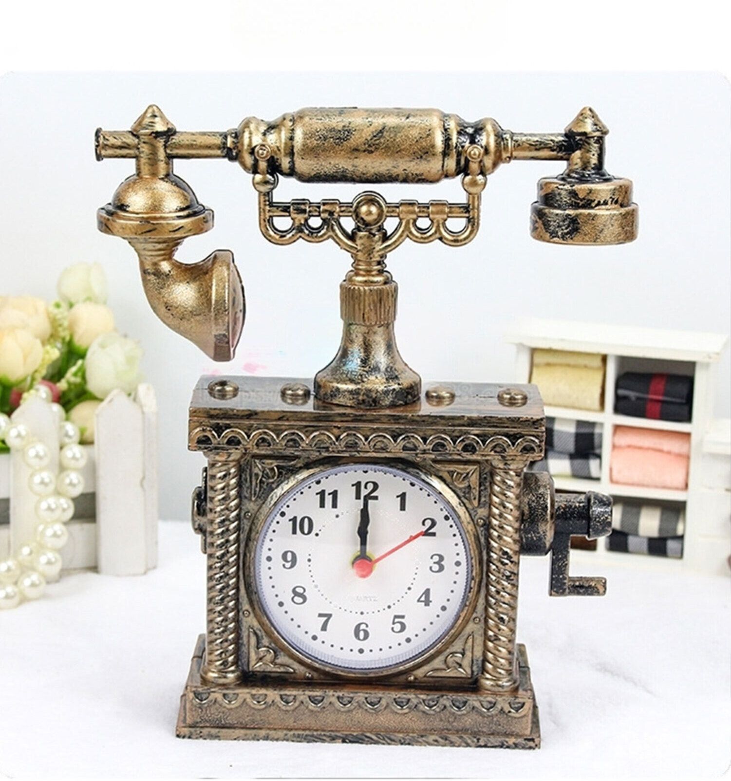 spiaty Analog *BRWON* Clock-picture-6
