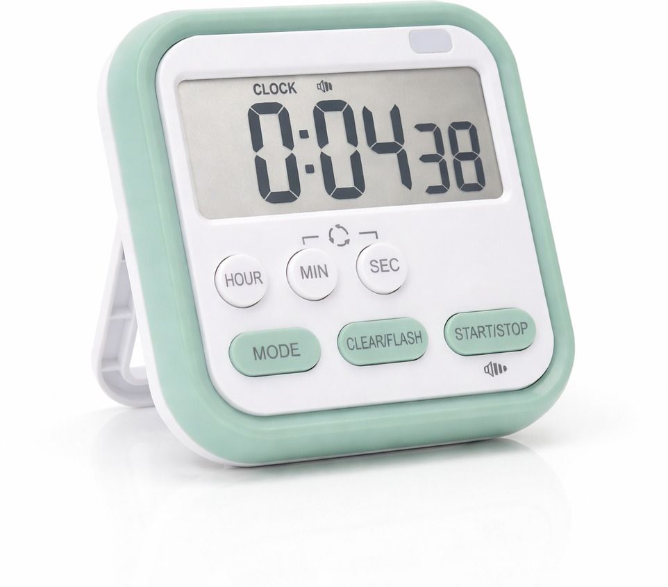 elara collective Digital Green Clock-picture-17