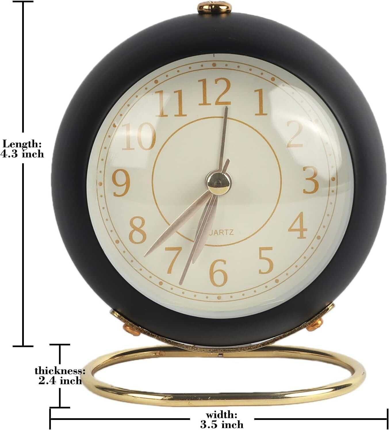 mira agency Analog Black, White Clock-picture-30
