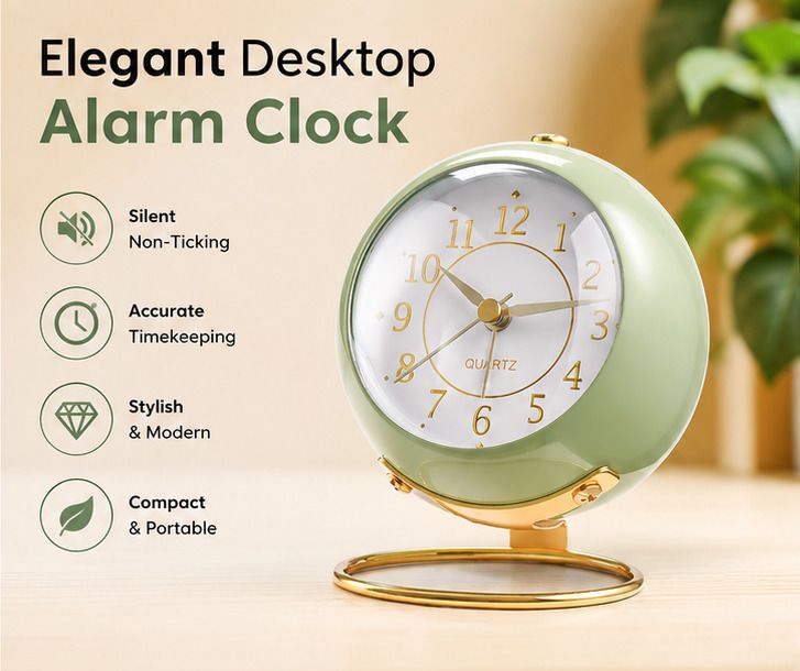 aavira Analog Green Clock-picture-13