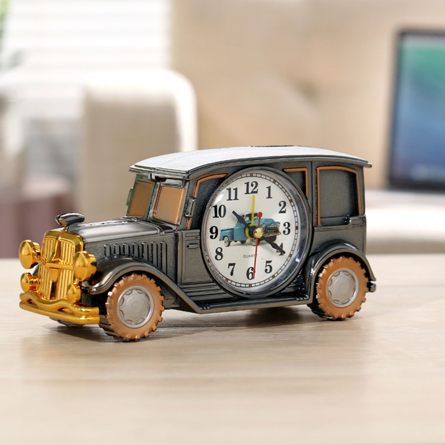 spiaty Analog Silver4 Clock-picture-12