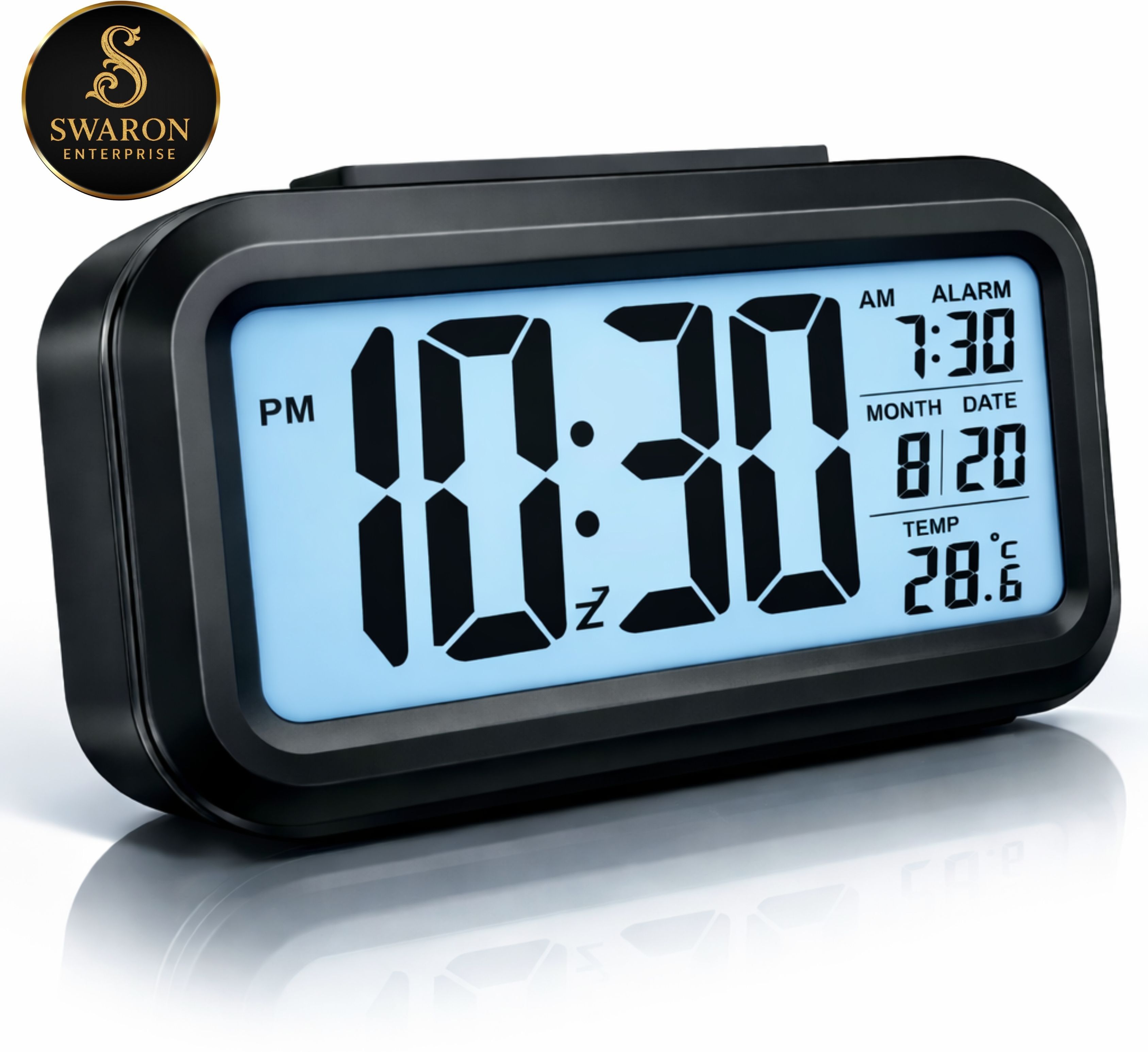 swaron enterprise Digital Golden Clock-picture-22