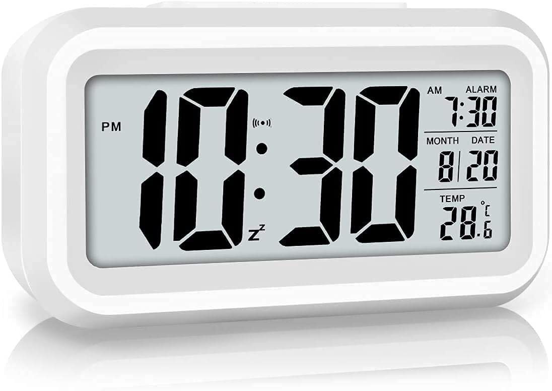 hiply Digital White Clock-picture-15