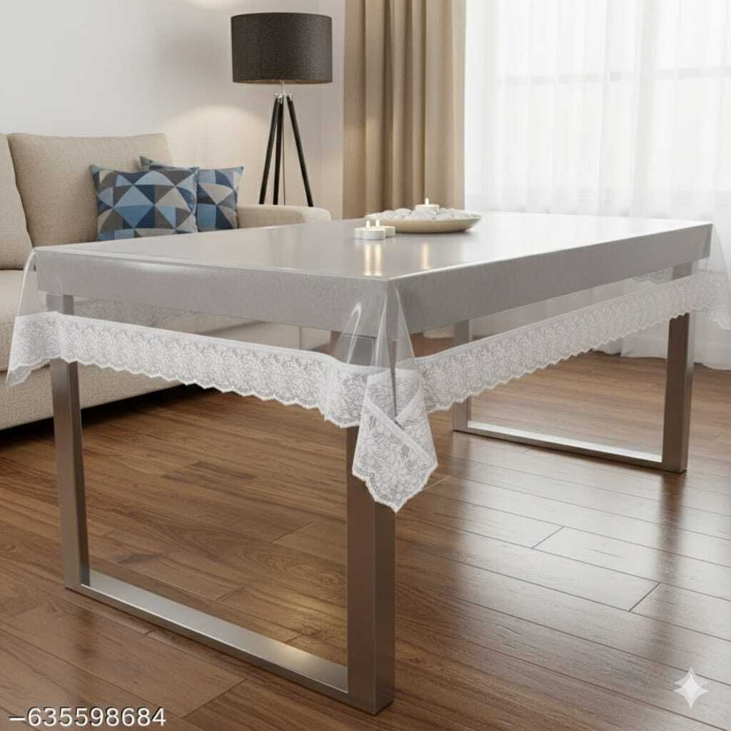 aashi traders Plastic 4 Seater Floral Table Cover-picture-23