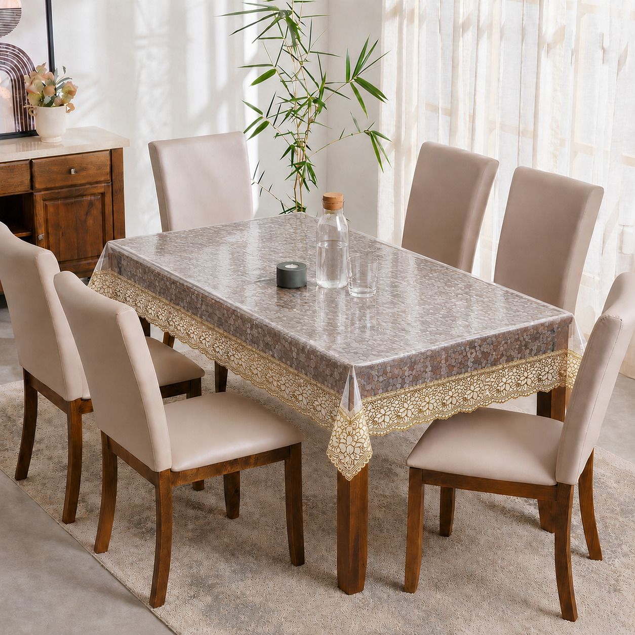 ryka PVC 6 Seater Solid Table Cover-picture-19