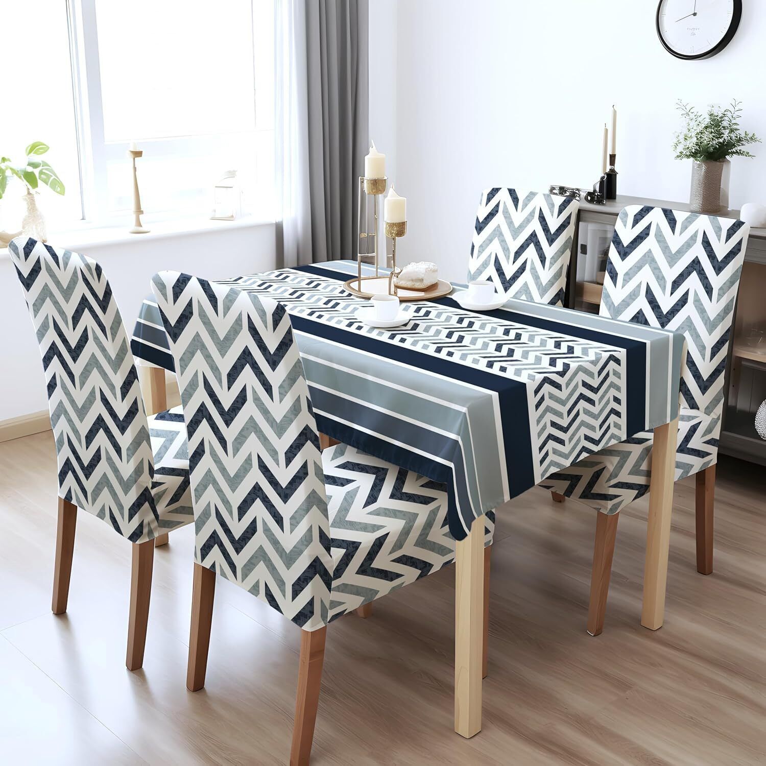 decorian Geometric 4 Seater Table Cover-picture-22