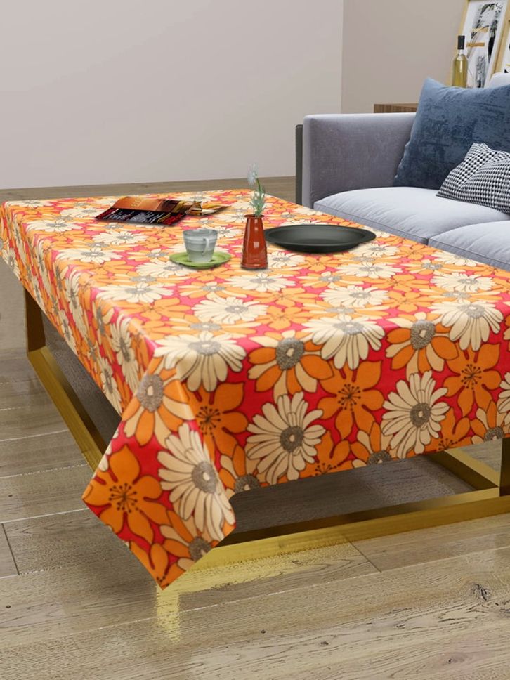 dakshya industries PVC 4 Seater Checkered Table Cover-picture-25
